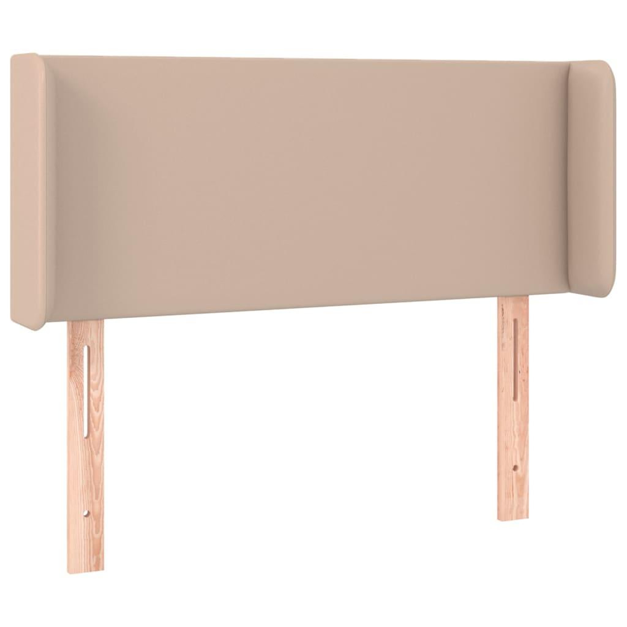 Voir la diapositive 3 : VIDAXL Tete de lit a LED Cappuccino 93x16x78/88 cm Similicuir