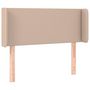 Voir la diapositive 3 : VIDAXL Tete de lit a LED Cappuccino 93x16x78/88 cm Similicuir