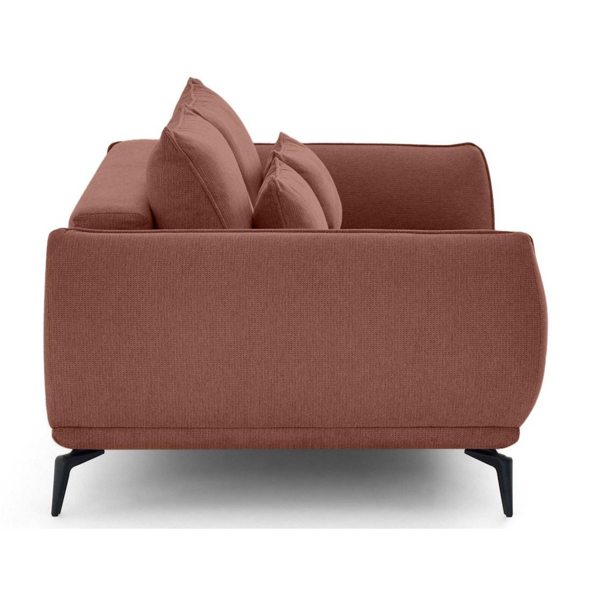 LISA DESIGN Arica - canapé droit 2 places en tissu texturé