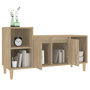 Voir la diapositive 4 : VIDAXL Meuble TV Chene sonoma 100x35x55 cm Bois d'ingenierie