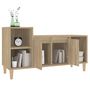Voir la diapositive 4 : VIDAXL Meuble TV Chene sonoma 100x35x55 cm Bois d'ingenierie