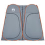 Voir la diapositive 4 : VIDAXL Tente d'intimite gris et orange escamotable impermeable