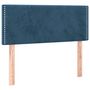 Voir la diapositive 2 : VIDAXL Tete de lit Bleu fonce 90x5x78/88 cm Velours