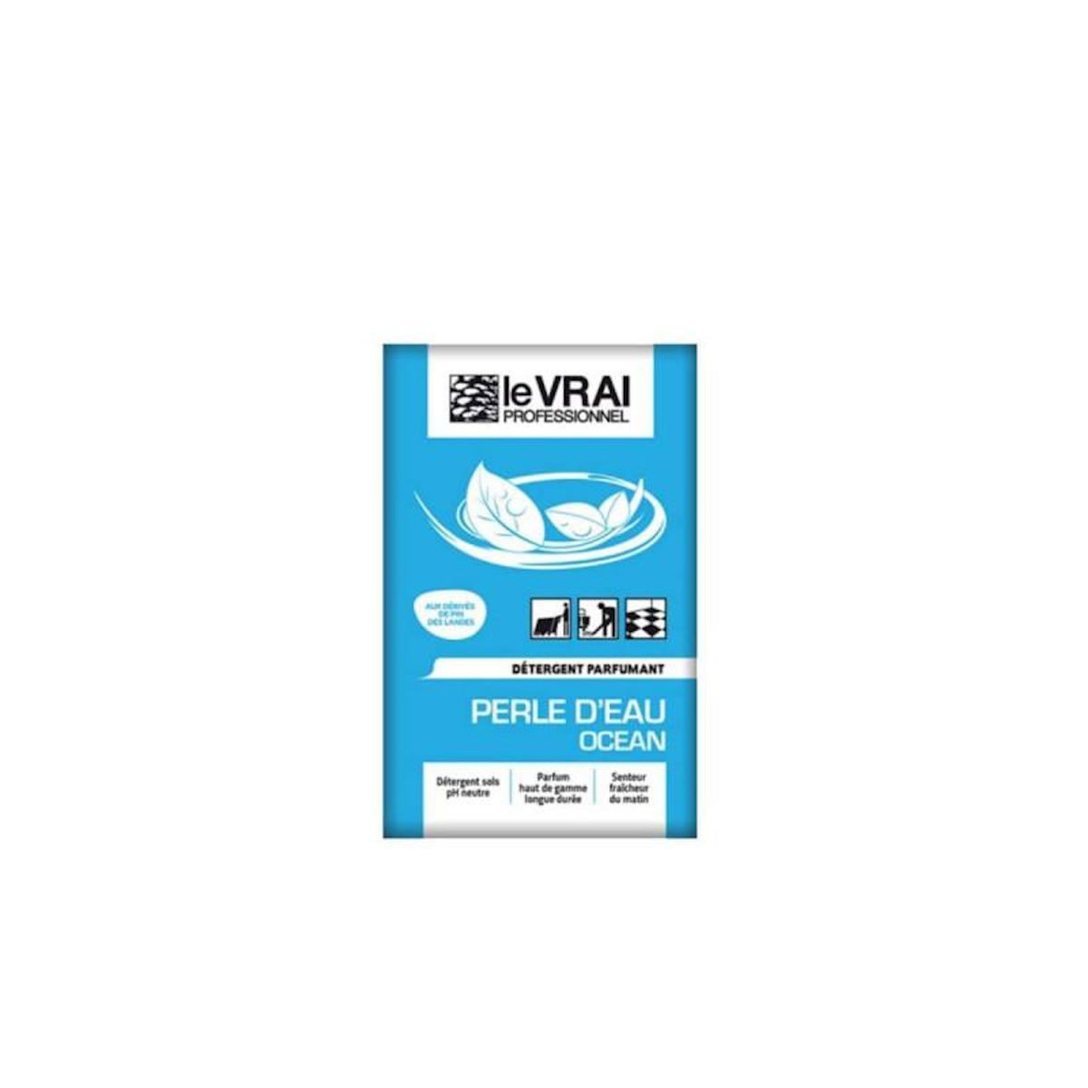 Le vrai professionnel Détergent sols Le Vrai Professionnel Perle d'eau - 125 doses de 16 mL