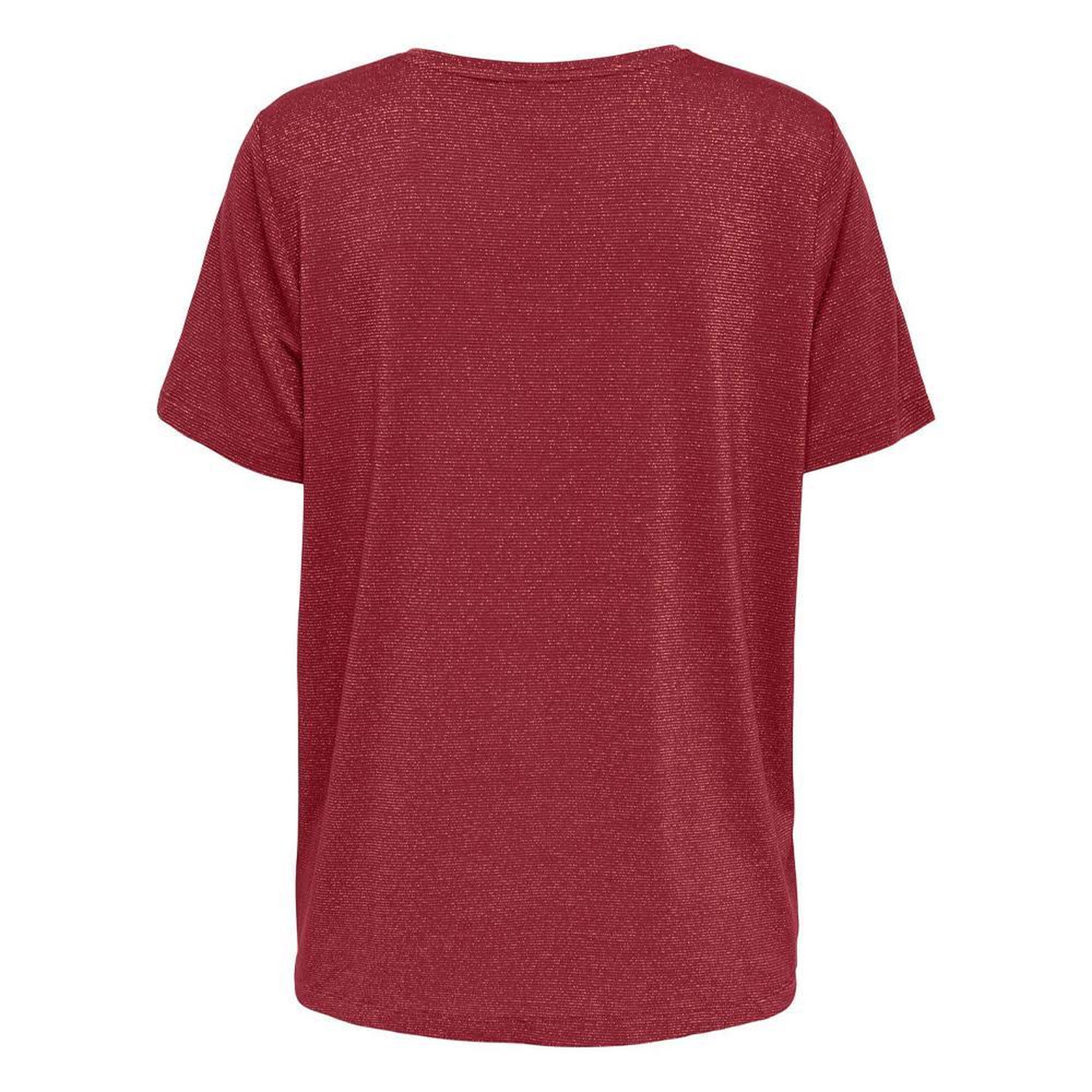 Voir la diapositive 2 : Only T-shirt Rouge Femme Only Harly