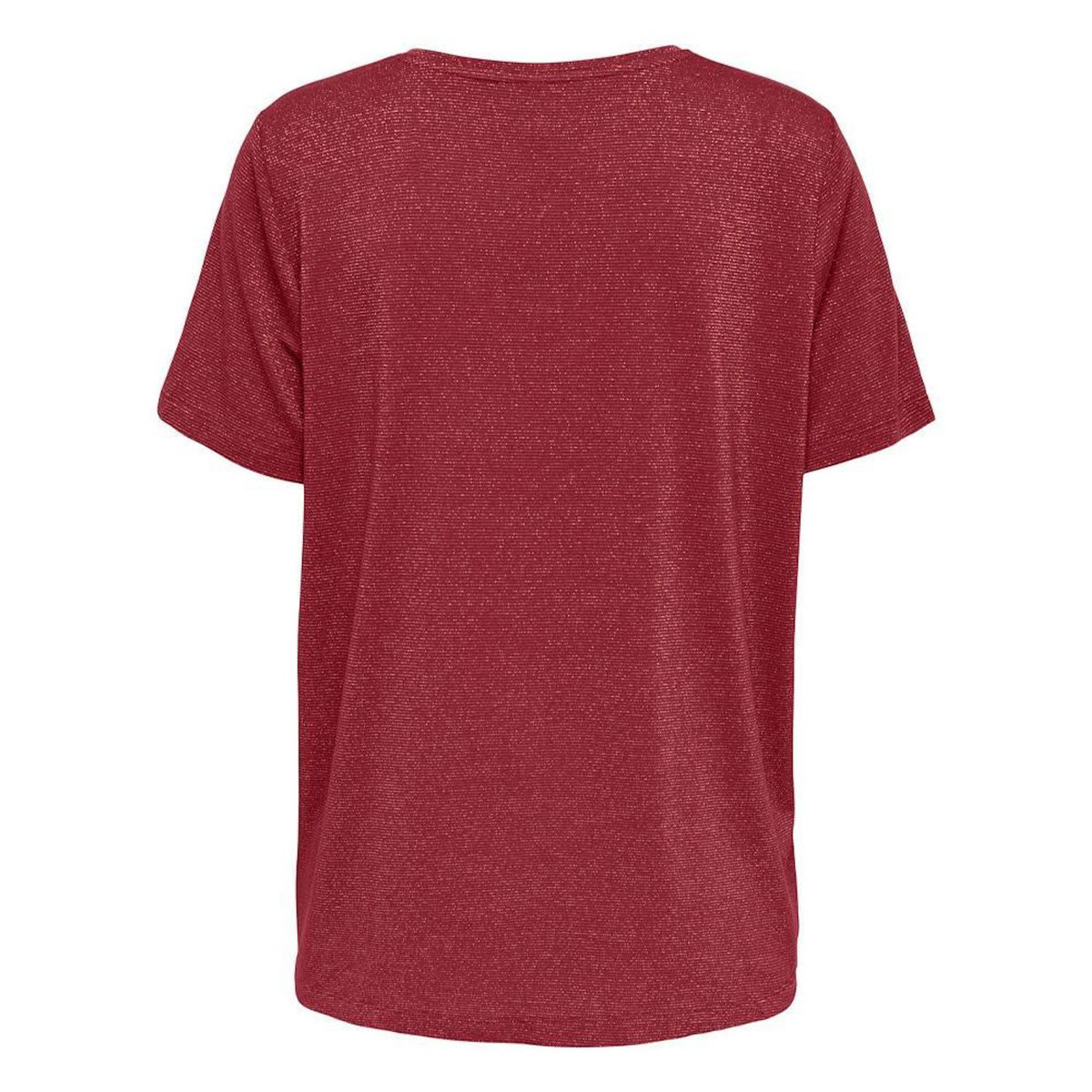 Only T-shirt Rouge Femme Only Harly