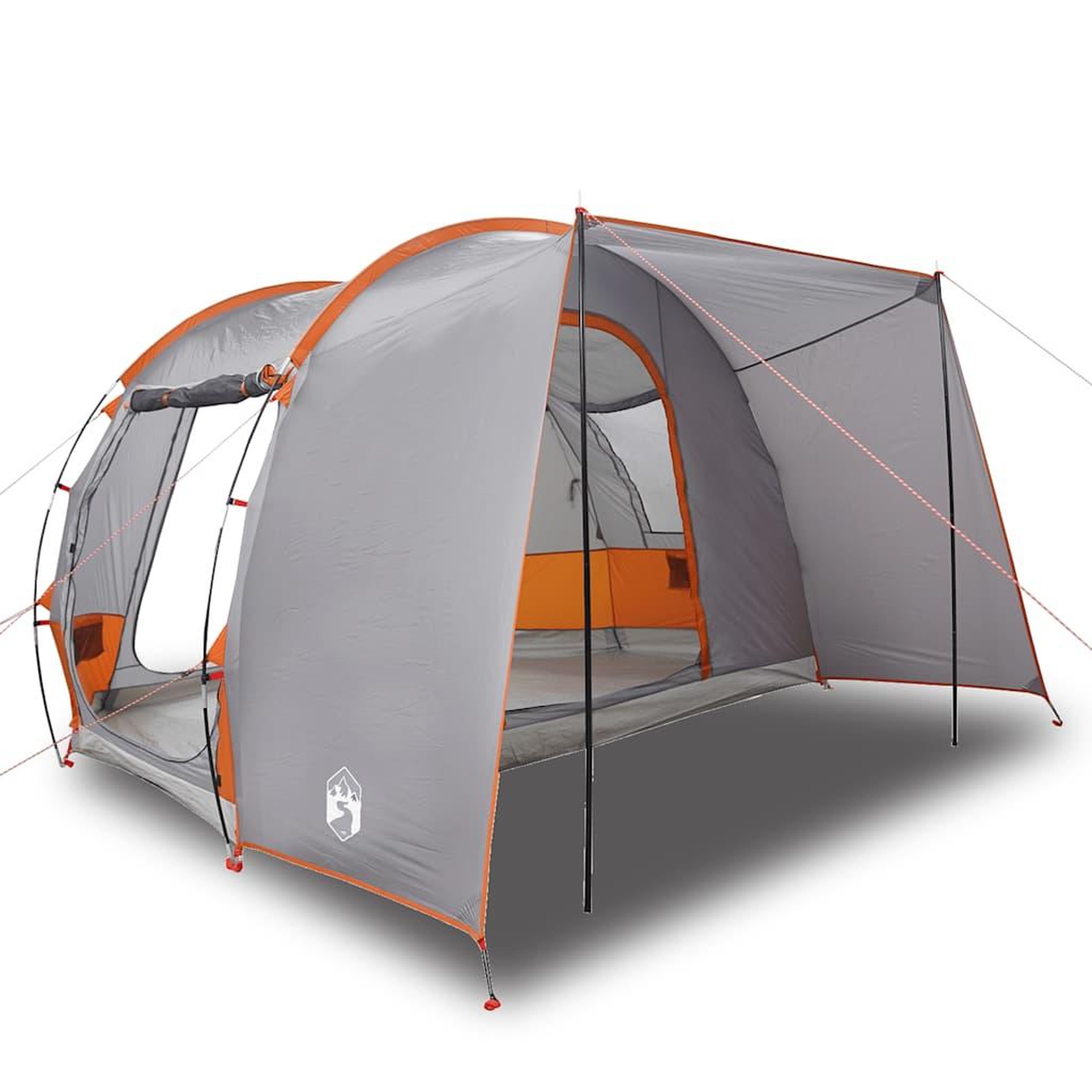 Voir la diapositive 2 : VIDAXL Tente de voiture 2 personnes gris et orange impermeable