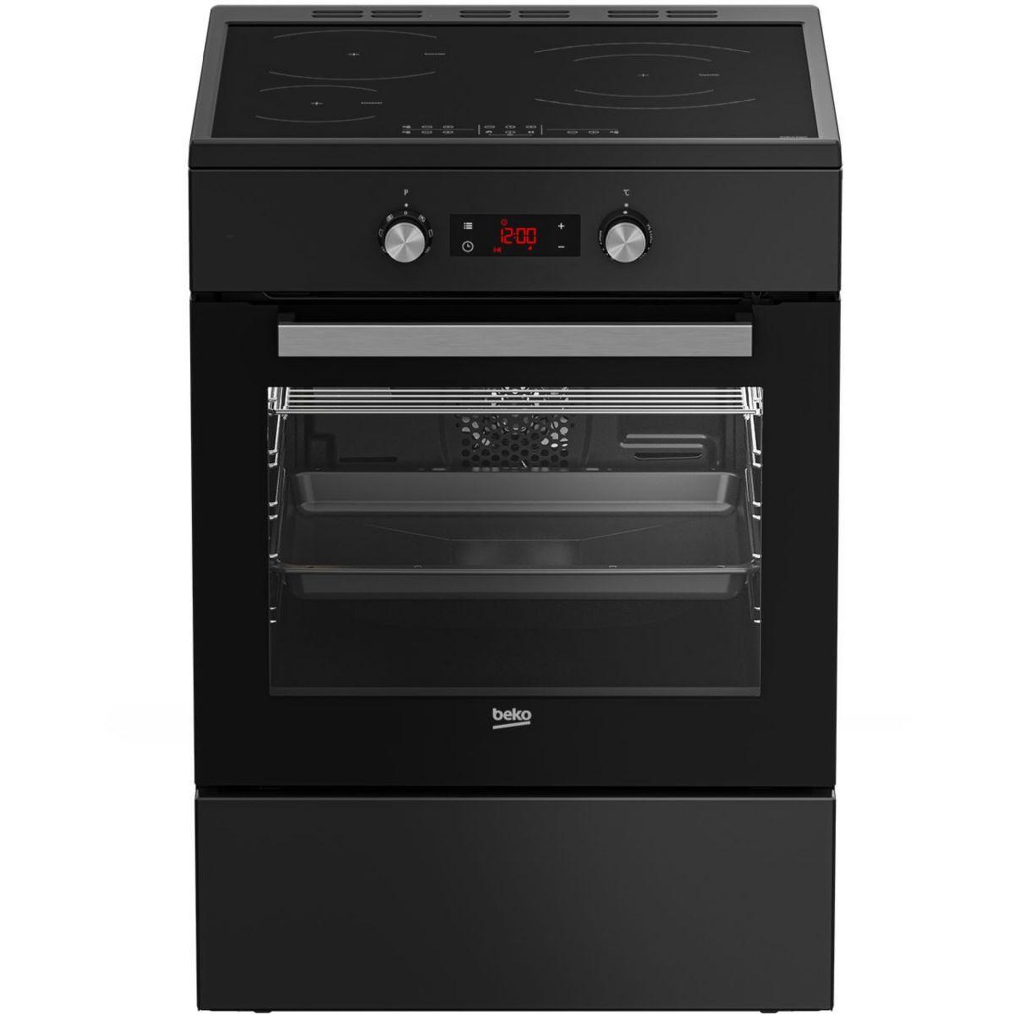 Beko Cuisinière induction fse68304maps pyrolyse