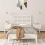 Voir la diapositive 3 : VIDAXL Tete de lit murale Blanc 81x3x63 cm Bois massif de pin