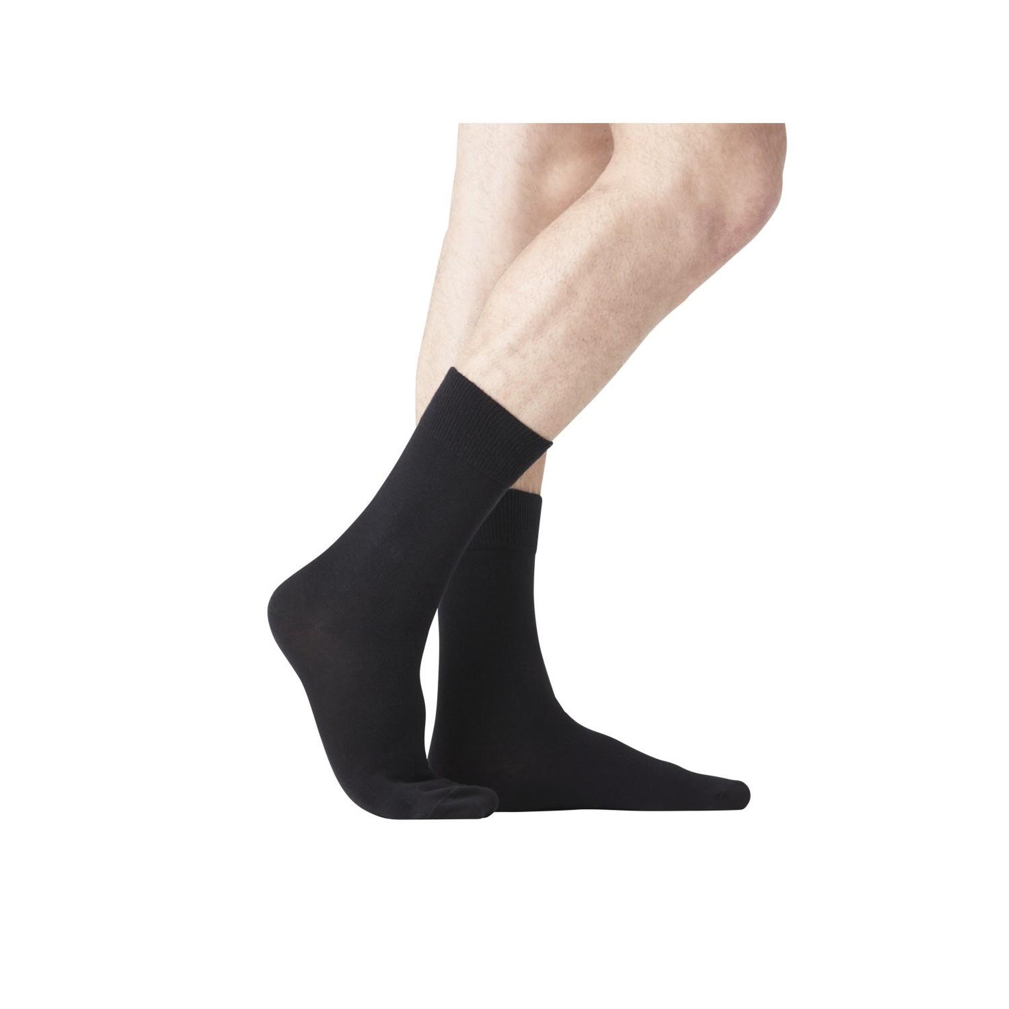 Voir la diapositive 6 : SERGE BLANCO Lot de 6 paires de chaussettes de ville coton homme
