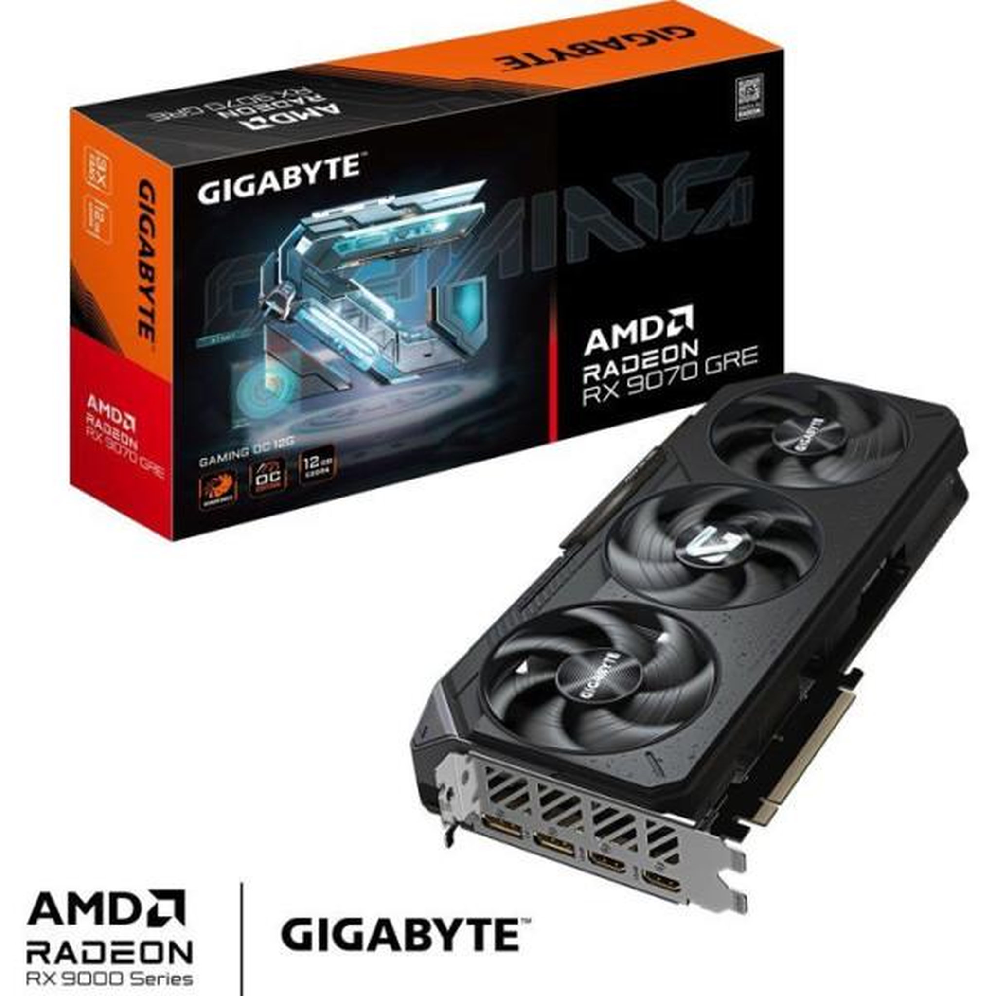 Voir la diapositive 2 : Gigabyte Gigabyte - gaming oc - carte graphique - radeon rx 9070 gre - 12 go