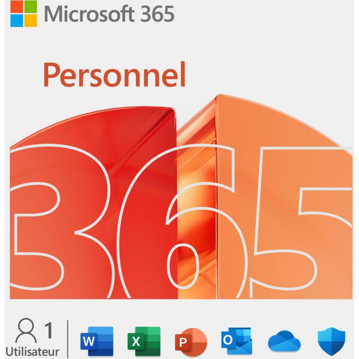MICROSOFT Logiciel de bureautique 365 Personnel 12 mois 2025