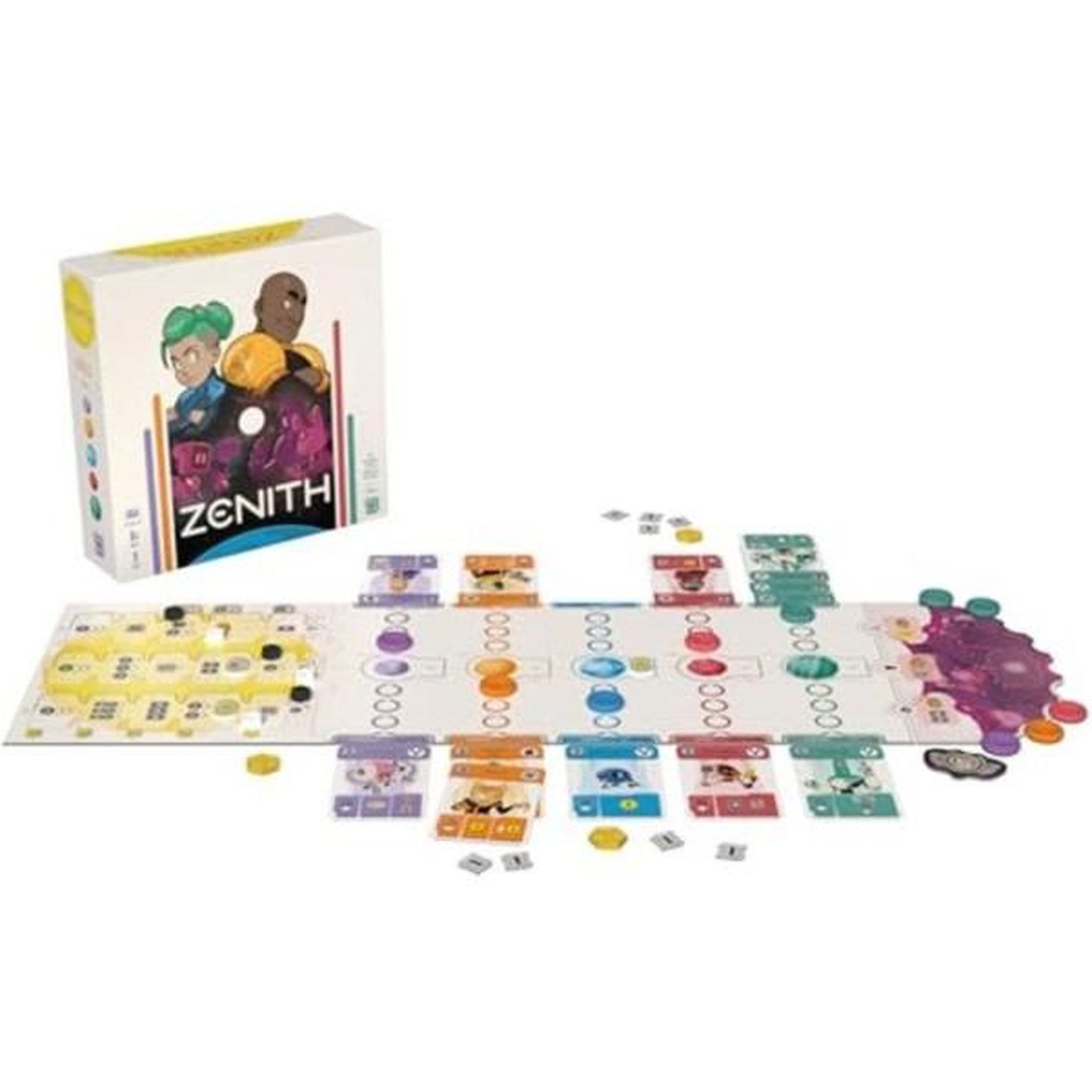 Voir la diapositive 4 : Asmodee Playpunk jeu de société stratégie - zénith - conquete planétaire - 2 a 4 joueurs - des 10 ans - version française - tir a