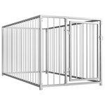 VIDAXL Chenil d'exterieur pour chiens 100 x 200 x 100 cm