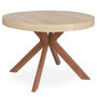 Voir la diapositive 1 : Paris Prix Table Ronde Extensible  Zefane  160-260cm Naturel