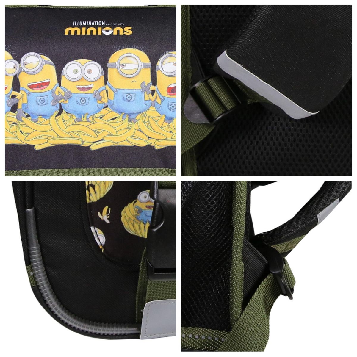 Bagtrotter Cartable 38cm noir Les Minions  2 compartiments - Bagtrotter