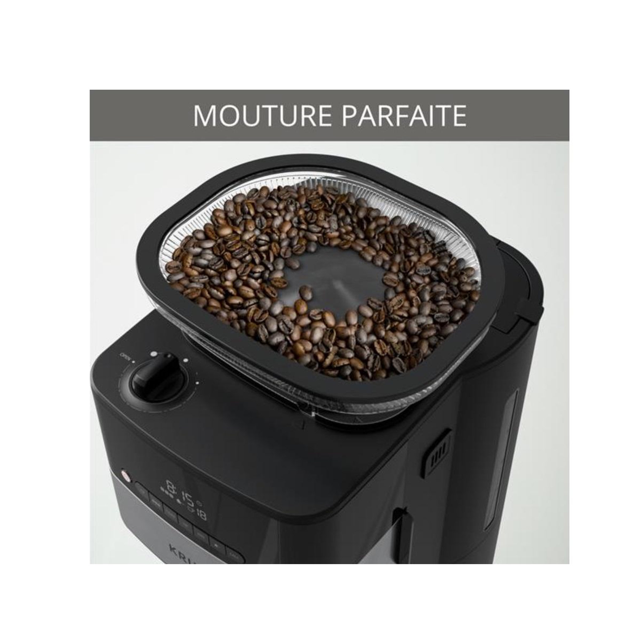 Voir la diapositive 5 : KRUPS Cafetière filtre programmable 10-15 tasses 1000w - km832810