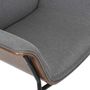 Voir la diapositive 6 : The Home Deco Factory Fauteuil de salon vintage Rjukan - Gris