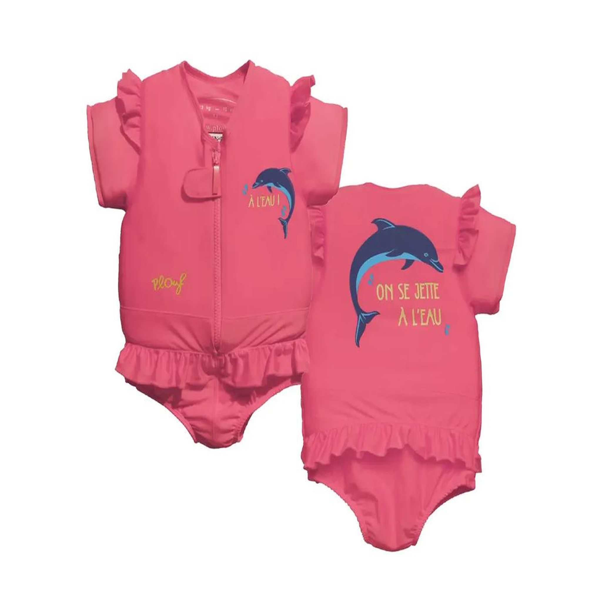 PLOUF Maillot de bain flottant fille dauphin taille 2 - plouf
