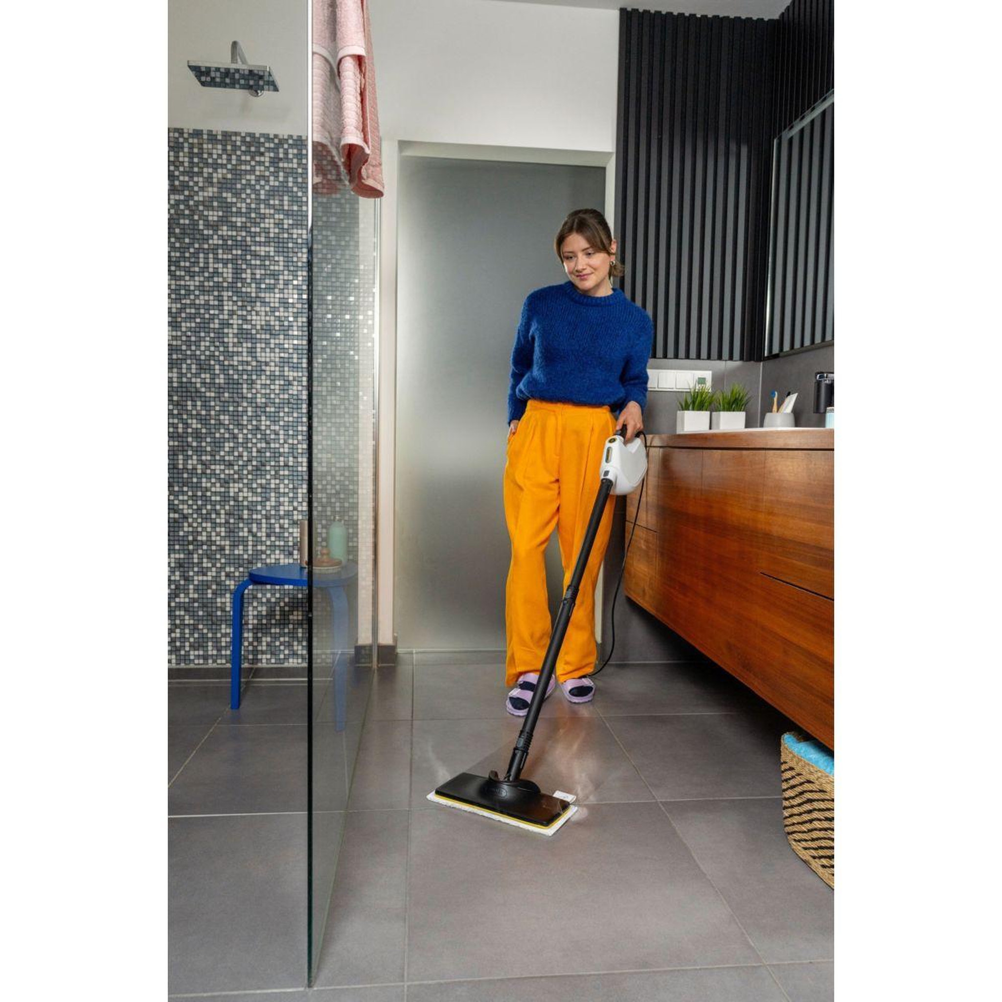 Voir la diapositive 3 : KARCHER Balai vapeur SC 1 Multi & Up