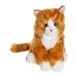 Gipsy Peluche - Gipsy Toys - Chat mimiz - 28cm - Roux/Blanc