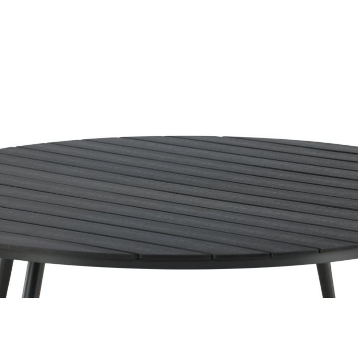 Paris Prix Table de Jardin Ronde  Break  150cm Noir