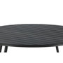 Voir la diapositive 5 : Paris Prix Table de Jardin Ronde  Break  150cm Noir