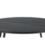 Voir la diapositive 5 : Paris Prix Table de Jardin Ronde  Break  150cm Noir
