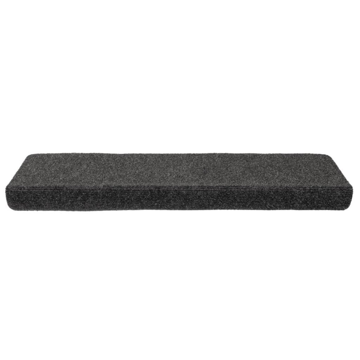 VIDAXL Tapis d'escalier 15 pcs tissu aiguillete 65x21x4 cm anthracite