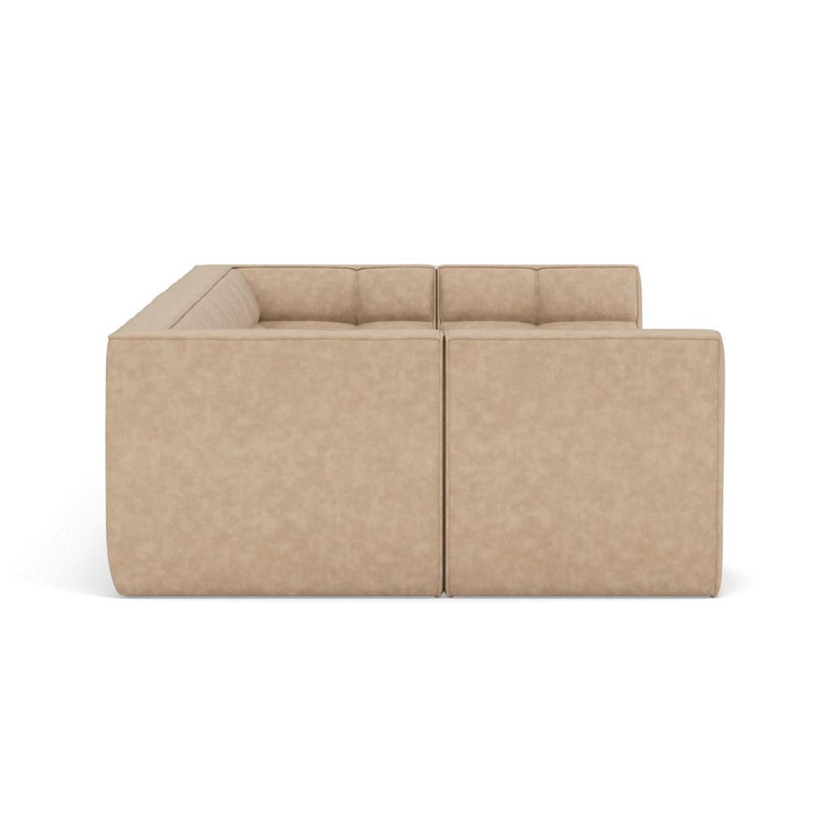 LISA DESIGN Alya - canapé modulable panoramique 7 places en simili