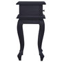 Voir la diapositive 3 : VIDAXL Table de chevet Cafe noir clair 35x30x60cm Bois d'acajou massif