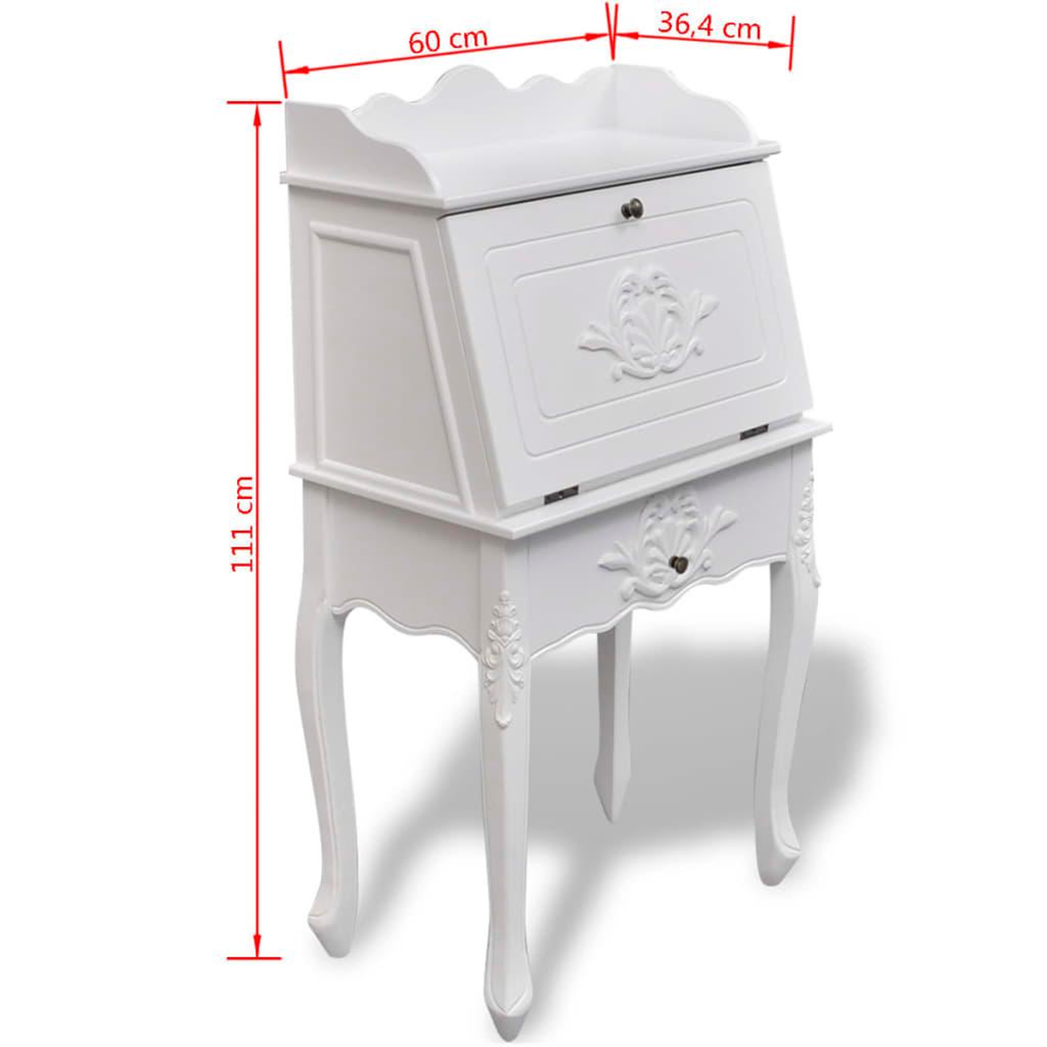 Voir la diapositive 6 : VIDAXL Bureau en style français bois