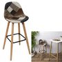 Voir la diapositive 4 : TOILINUX Lot de 2 Tabourets de bar Patchwork