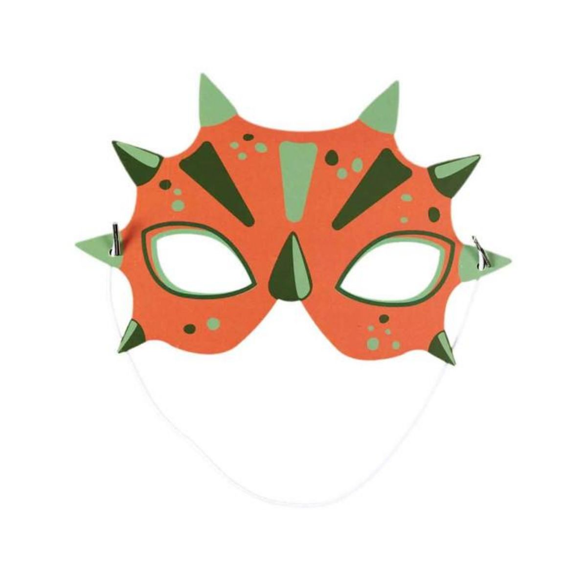 Paris Prix Lot de 6 Masques en Papier  Dinosaure  19cm Multicolore