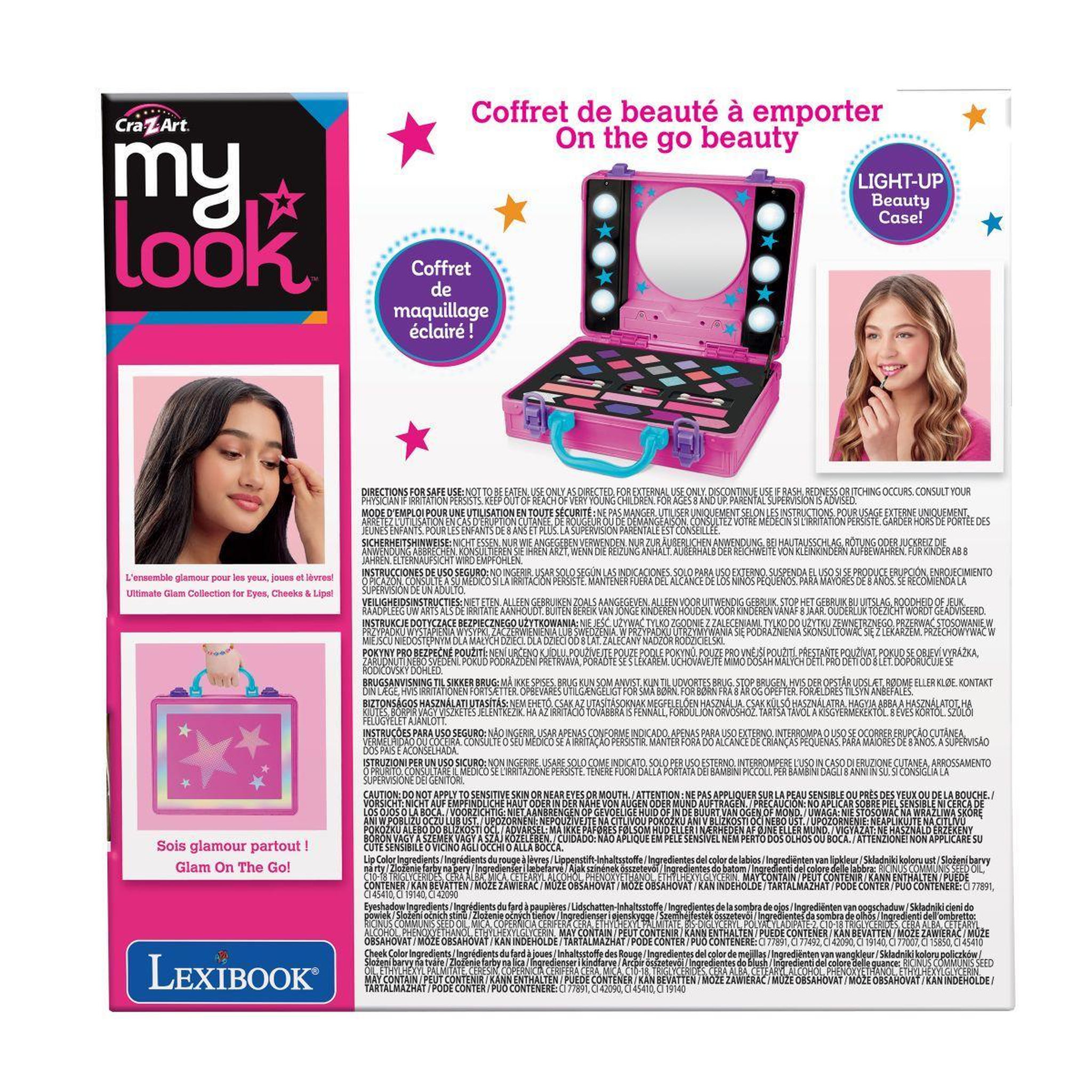 Voir la diapositive 4 : Lexibook Studio de Beauté Lumineux
