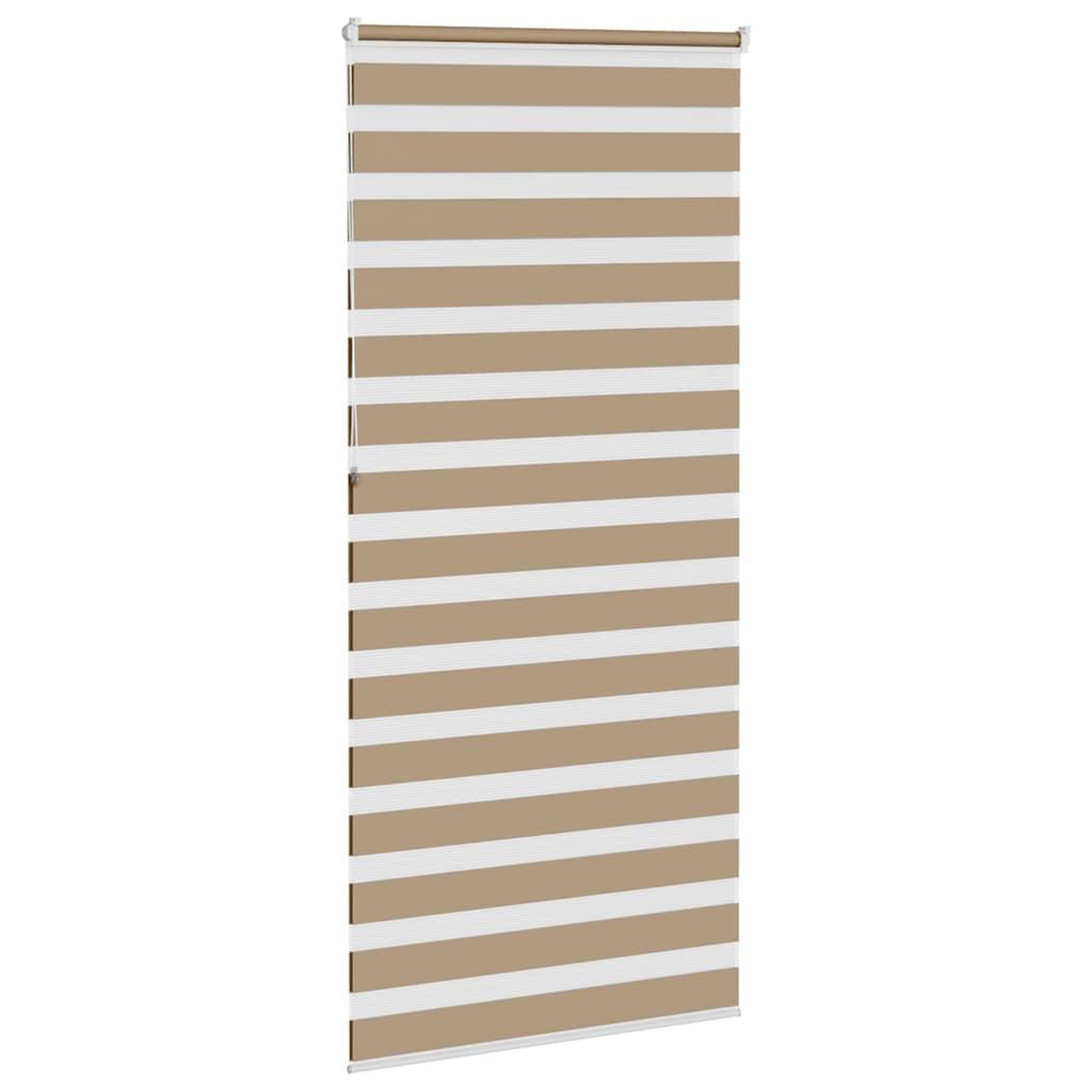 Voir la diapositive 4 : VIDAXL Store zebre marron sable largeur du tissu 100,9cm polyester