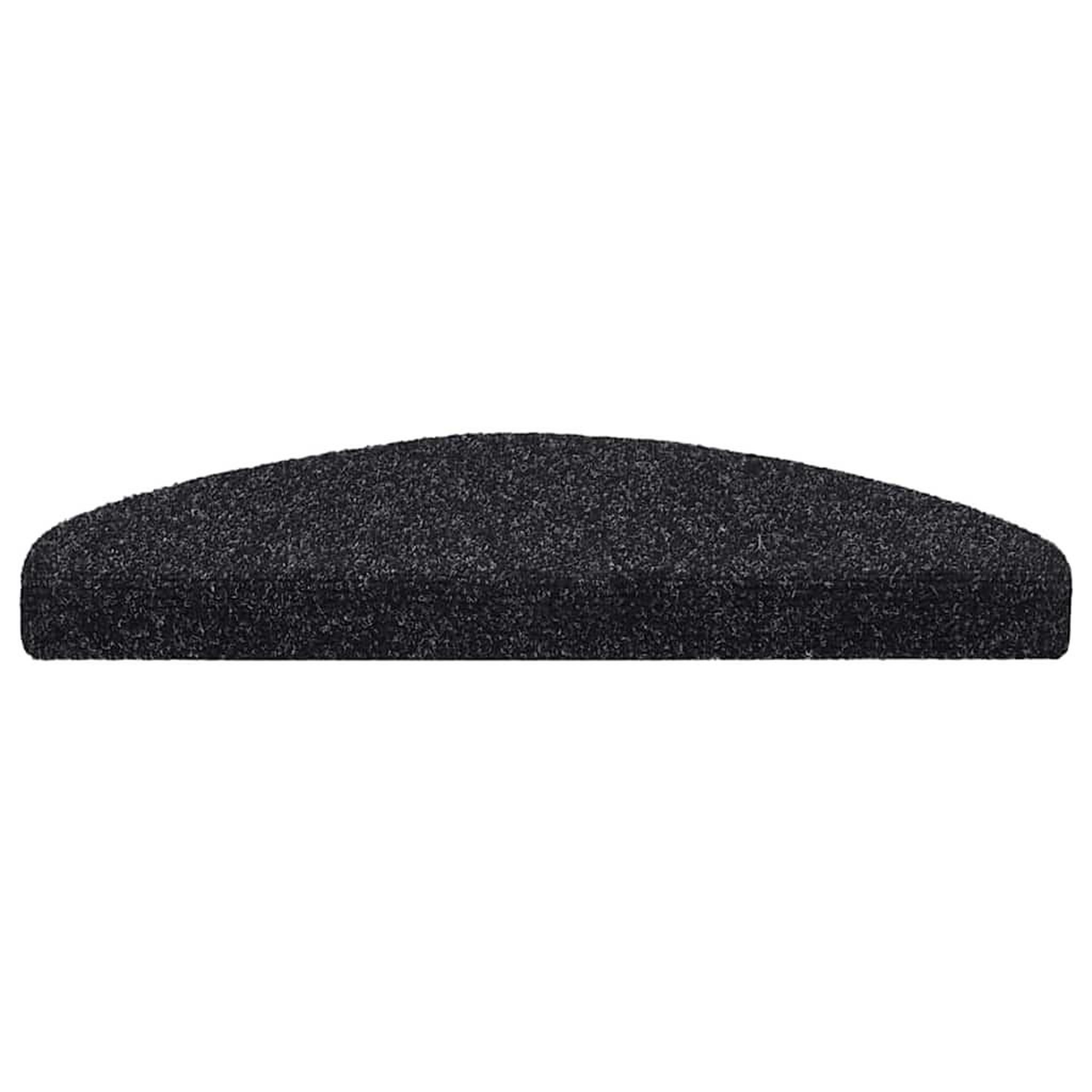Voir la diapositive 3 : VIDAXL Tapis d'escalier autocollant 30 pcs noir 65x21x4 cm