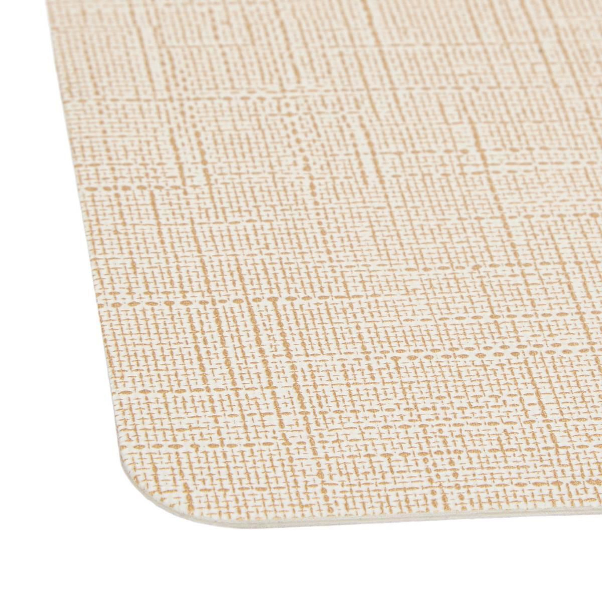 Voir la diapositive 2 : SECRET DE GOURMET Set de Table Rectangulaire  Esmée  30x45cm Beige