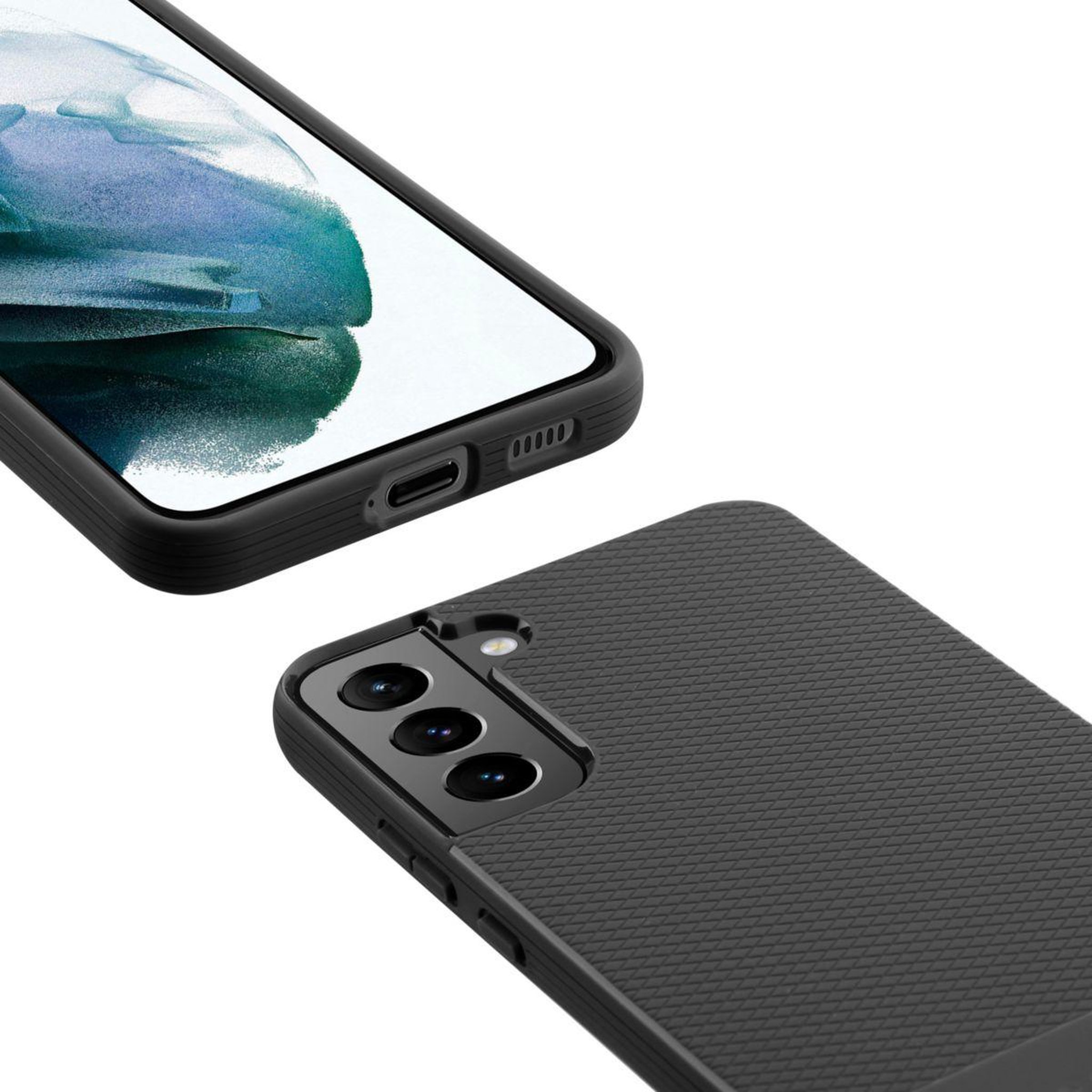 Voir la diapositive 4 : ADEQWAT Coque Samsung S22+ Souple noir