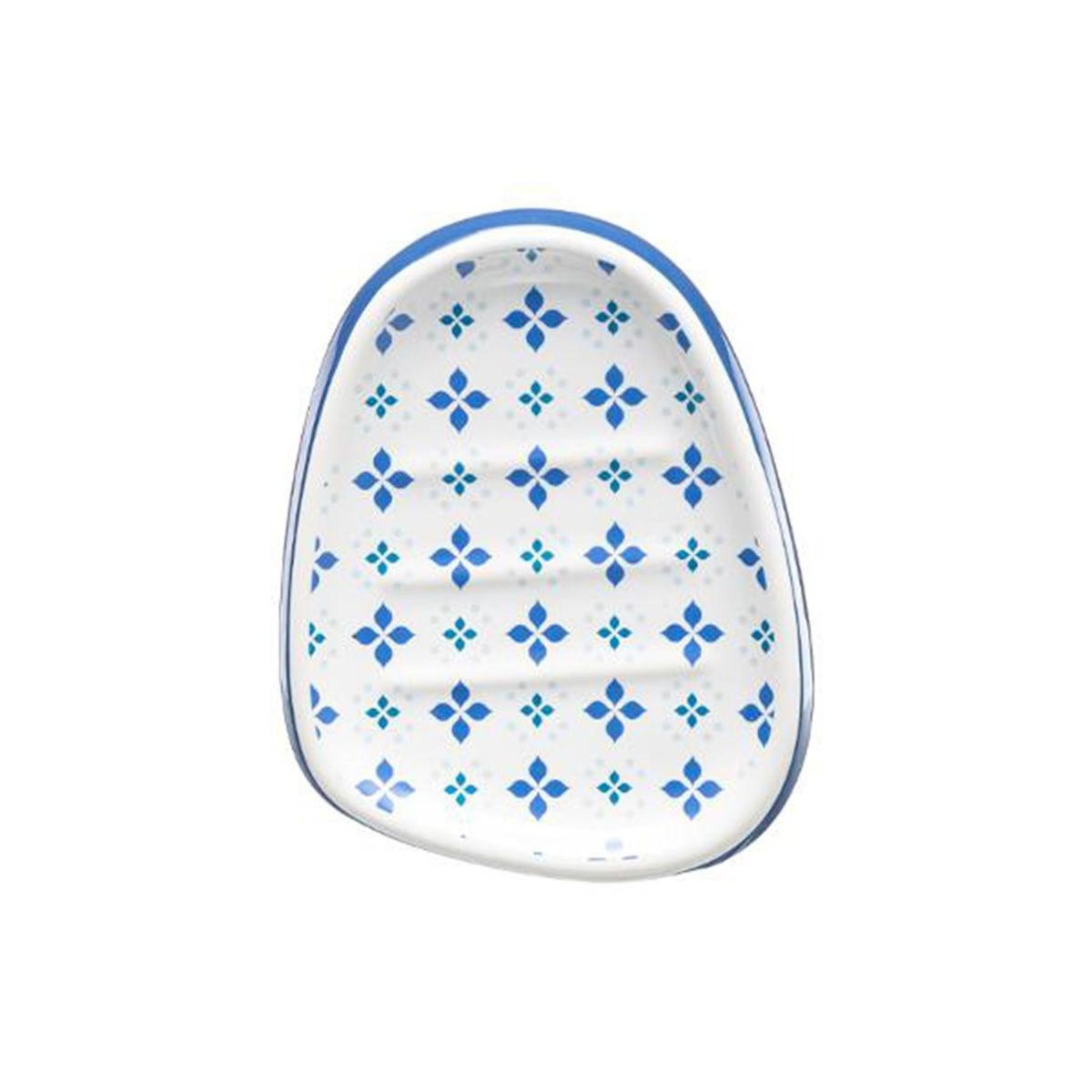 FIVE Porte Savon en Céramique  Zula  12cm Bleu