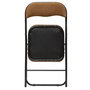 Voir la diapositive 2 : TOILINUX Lot de 6 Chaises pliantes effet velours