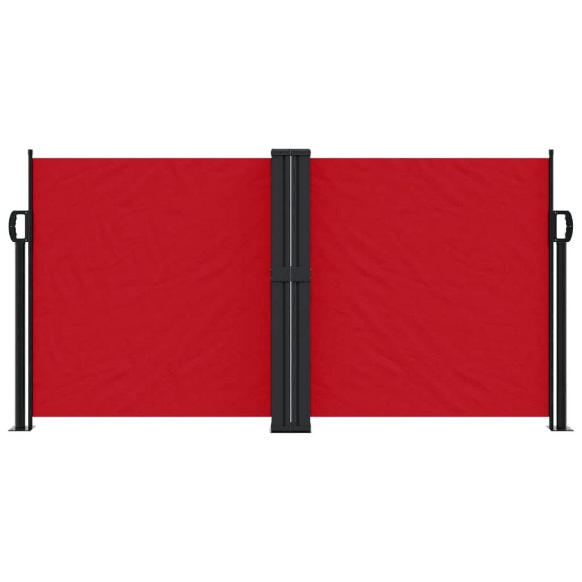 VIDAXL Auvent lateral retractable rouge 120x600 cm