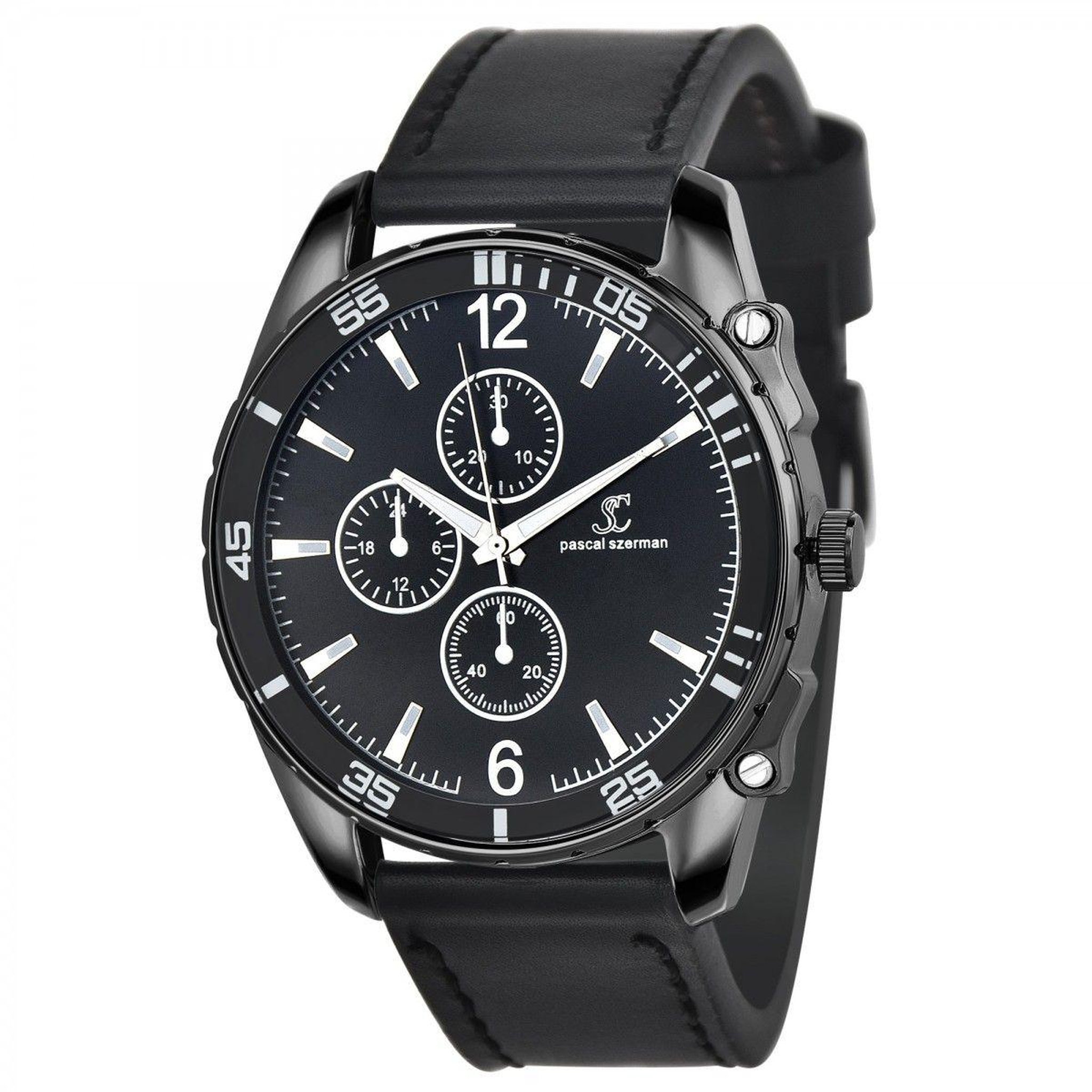 Voir la diapositive 1 : SC CRYSTAL Montre homme quartz par Pascal Szerman