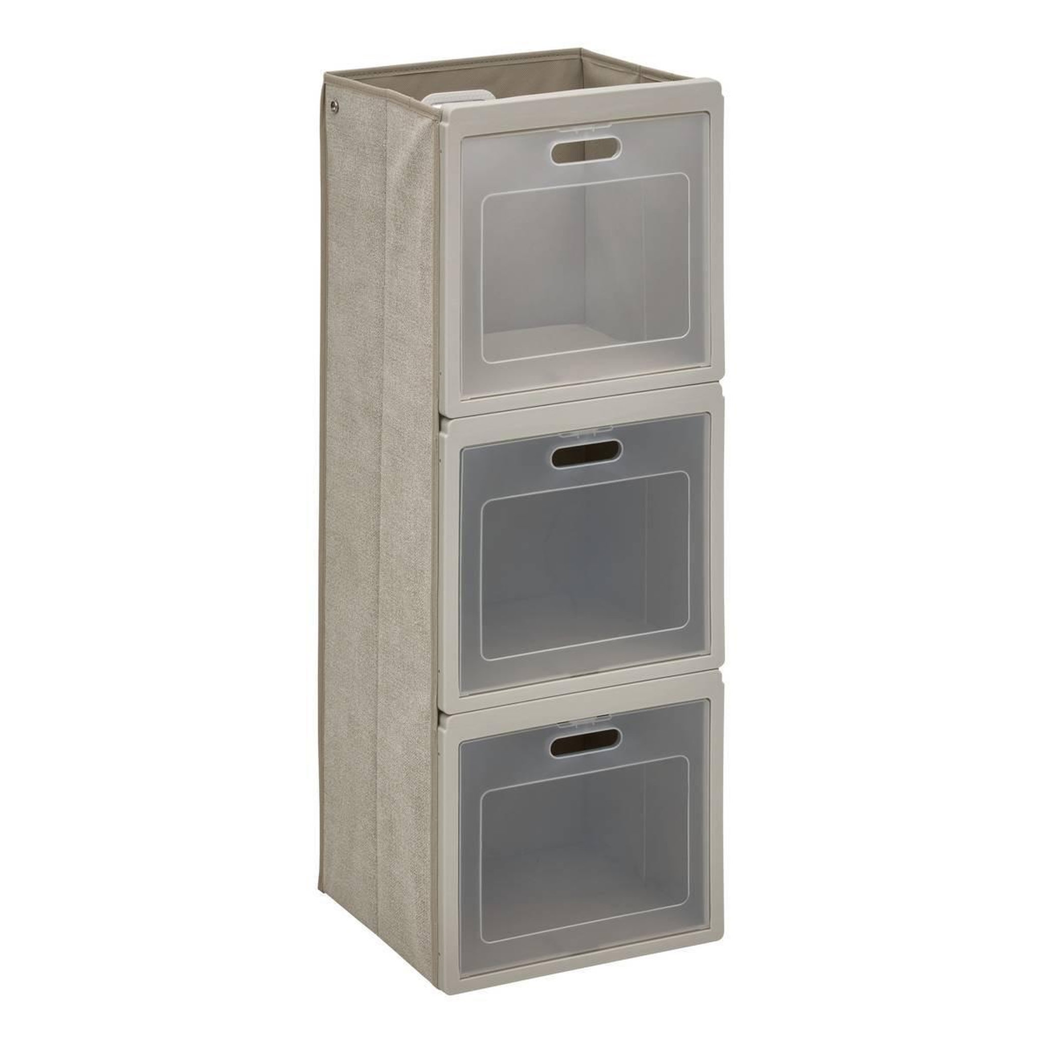 Voir la diapositive 4 : FIVE Cube de rangement 6 cases  cube'n door  91cm beige