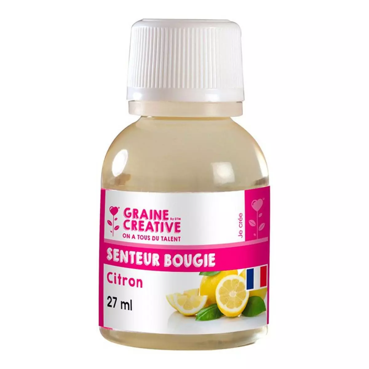 Graine créative Parfum pour bougie - senteur Citron 27 ml