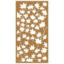 Voir la diapositive 4 : VIDAXL Decoration murale jardin 105x55 cm acier corten design feuille