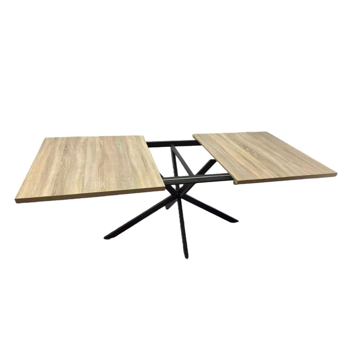 CONCEPT USINE Table extensible 8-10 personnes effet bois 235cm BRIA
