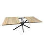 Voir la diapositive 6 : CONCEPT USINE Table extensible 8-10 personnes effet bois 235cm BRIA