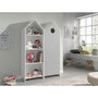 Voir la diapositive 5 : Paris Prix Pack - Étagère & Armoire 4 Niveaux  Casami  171cm Blanc & Gris
