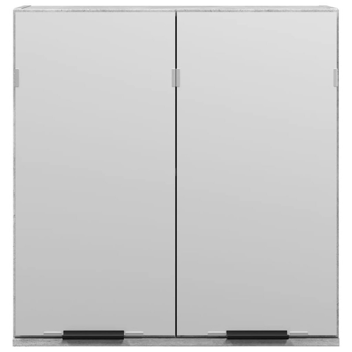 VIDAXL Armoire a miroir de salle de bain gris beton bois d'ingenierie